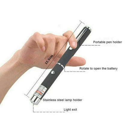 3 Pack Laser Pointer Pen Green Purple Red Light Visible Beam Cat Dog Pet Office