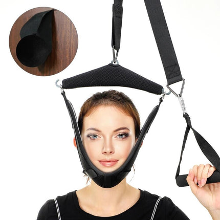 Neck Traction Device Head Hammock Cervical Massager Pain Relief Comfortable New