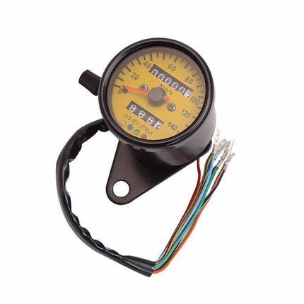 Universal LED Motorcycle Speedometer Tachometer with Odometer Gauge