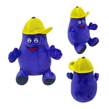 22cm Yellow Hat Plush Doll, Soft Short Plush Toy, Ideal Gift for Kids