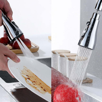 Kitchen Sink Faucet Sprayer 360° Swivel Nozzle Extender Replacement 3 Modes