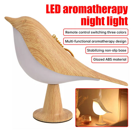 2 in 1 Bird Diffuser Lamp, USB Touch Sensor Bedside Desk Light