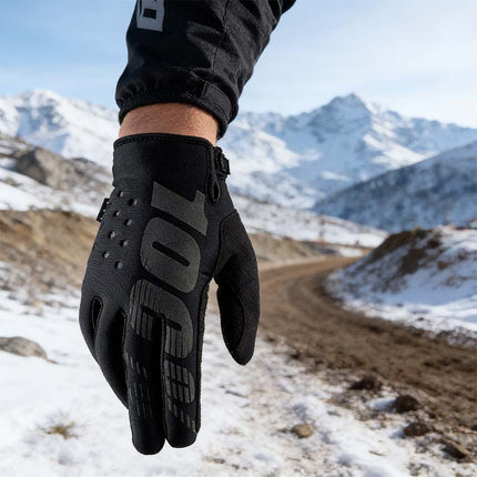 Winter Motocross L Enduro Bike Gloves 100% New Black Gift