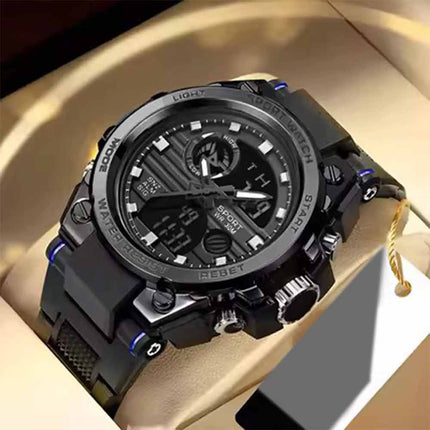 New Men's Digital Sports Watch Waterproof Electronic Luminous Wristwatch