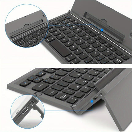 Portable Foldable BT Keyboard for Tablets, Laptops & Smartphones
