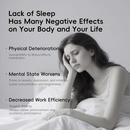 Bone Conduction Sleep Speaker with Timer, Remote & White Noise for Pillow