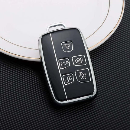 Remote Key Cover Fob Case with Rope Keyring for Range Rover Land Rover Jaguar