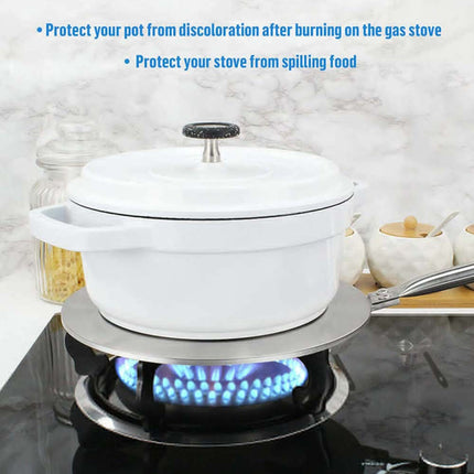20cm Heat Diffuser Hob Converter Adapter Plate Saucepan Cooker Disc