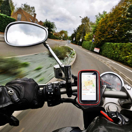 Motorcycle Bike Waterproof Phone Holder Case Cycling Mobile Phone Bag