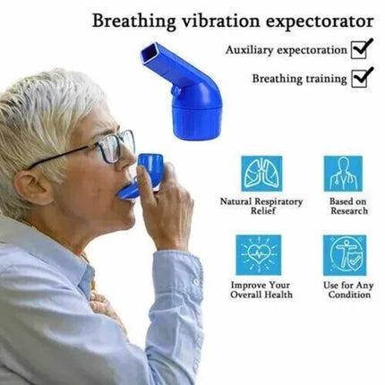 Lung Exerciser Mucus Remover Naturally Clear Mucus Breathing Aid Device NEW