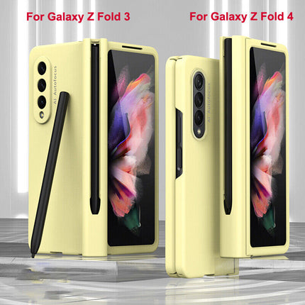 Full Cover Shockproof Hybrid Case w/ Pen Holder for Z Fold 4/3