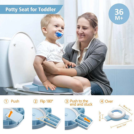 Portable Folding Travel Potty for Toddler Reusable Outdoor Camping