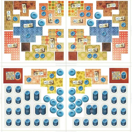 Patchwork Card Game 2 Players Board Game Party Xmas Gift