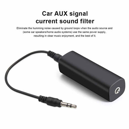 3.5mm AUX Ground Loop Noise Filter Isolator for Car Home Audio System