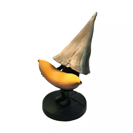 Cute Nomes with Yellow Raincoat Girl Statue Game Toy Model