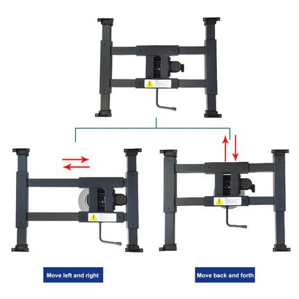 Adjustable Table Leg for Boat RV – Height Lift & 360° Swivel Pedestal Caravan