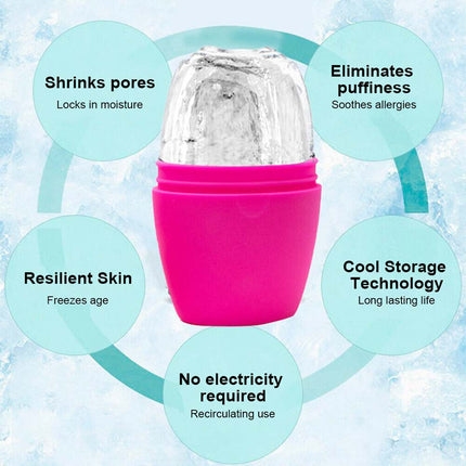 Facial Ice Roller Massager Cube Depuff Lifting Contour Face Care Tool