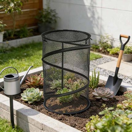 Pop-Up Garden Mesh Net Cover, Foldable Plant Protection for Vegetables