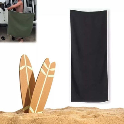 Outdoor Magnetic Coral Fleece Towel, Multifunctional Bath Towel with Magnets