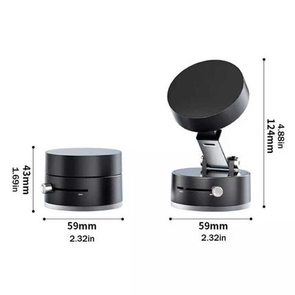 360° Rotation Magnetic Car Phone Holder Vacuum Suction Cup Mount Stand