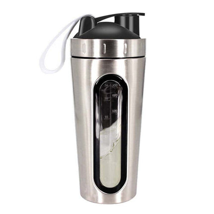 700ml Protein Shaker Cup with Scale, Milkshake Mixer Bottle for Sport
