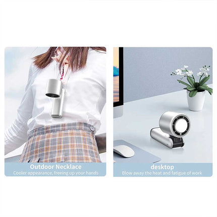 Portable USB Rechargeable Mini Folding Fan for Desk & Handheld Cooling