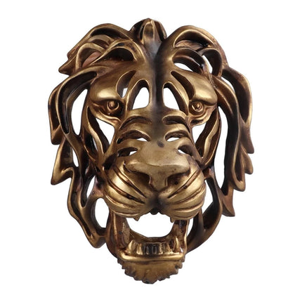 Wall Art Garden Ornament Lion Sculpture, Outdoor Home Decor Accessory Artwork