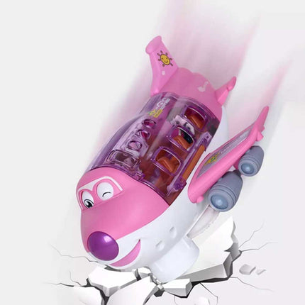 360° Rotating Electric Toy Plane with Sound & Light for Boys Xmas