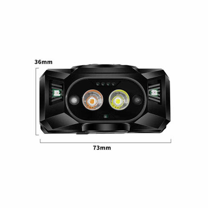 Smart Sensor LED Head Torch Rechargeable Headlamp Fishing Camping Light