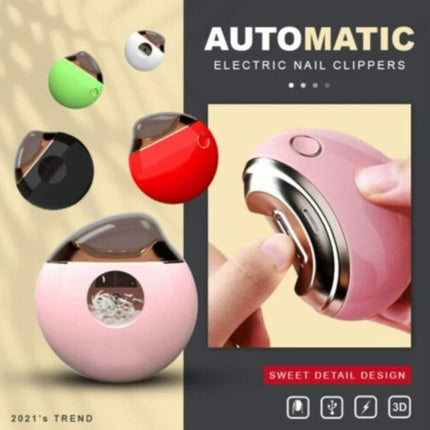 Automatic Electric Nail Clipper Trimmer Cutter Manicure Tool