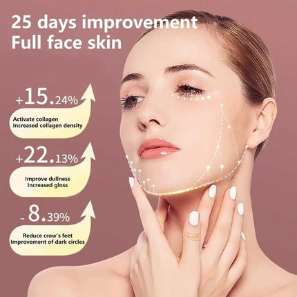 V-Face Shape Massager LED Photon Therapy: Skin Neck Lift, Slim Double-Chin Removal