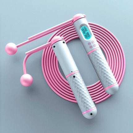 Cordless Speed Jump Rope with Digital Calorie Tracker for Fitness