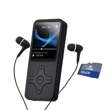 Portable 64GB MP3/MP4 Player, 1.8" Display, FM Radio, Recorder