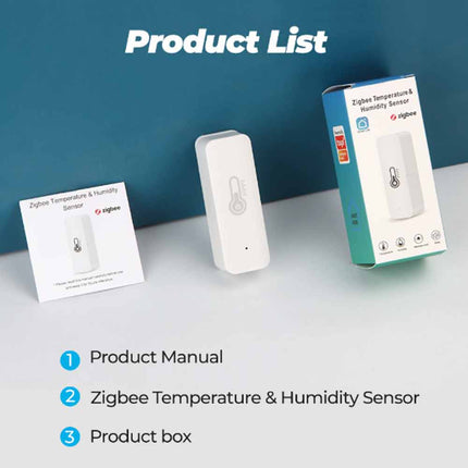 Smart Temperature Humidity Sensor Tuya WiFi Zigbee Thermometer Hygrometer