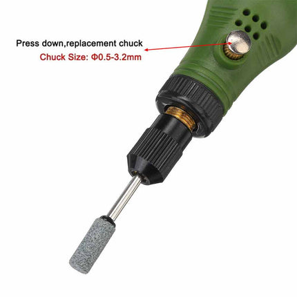 Mini Electric Rotary Tool Grinder Pen USB Cordless Engraving Drill Kit
