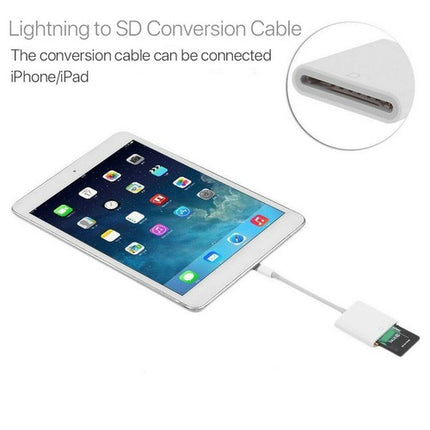 8Pin SD Card Camera Reader for iPhone XR XS Max iPad Pro Mini
