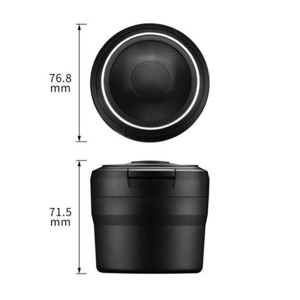 Auto Car Ashtray LED Lid Cigarette Cup Ash Holder Self Extinguishing