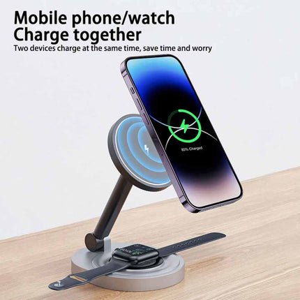 Magnetic Wireless Charger Stand for iPhone 15/14/13/12 Pro Max MagSafe
