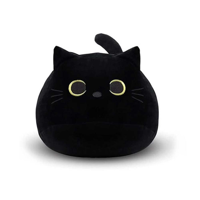 Black Cat Plush 25cm Cute Soft Stuffed Kitten Toy Kawaii Plushie Gift