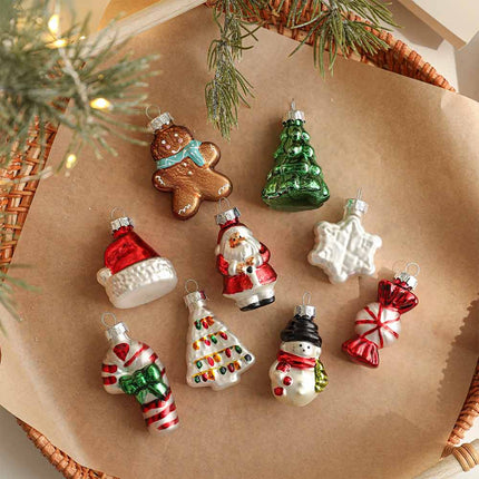 Christmas Tree Ornaments Set, Hanging Baubles Decor for Xmas Party Home