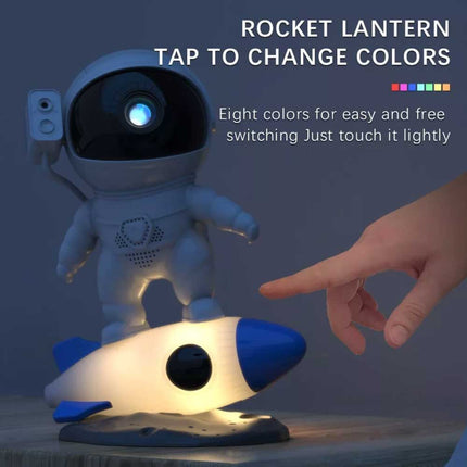 Astronaut Rocket Galaxy Projector Star Sky Night Light 12 Films Space