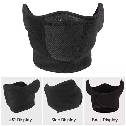 Winter Windproof Half Face Mask Ear Warmer for Skiing Motorcycle Riding