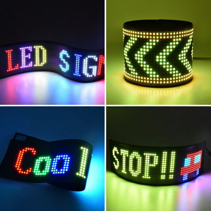 Car RGB LED Scrolling Display Sign, APP Programmable Message Board
