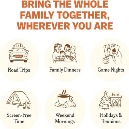 150 Conversation Starter Cards – Family Edition for Party & Travel