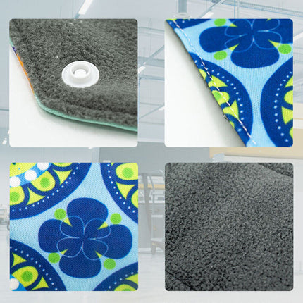 7Pcs Mixed Reusable Bamboo Cloth Eco Sanitary Towels Period Pads
