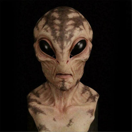 Soft Latex Alien Mask, Scary Halloween Cosplay Prop Comfortable