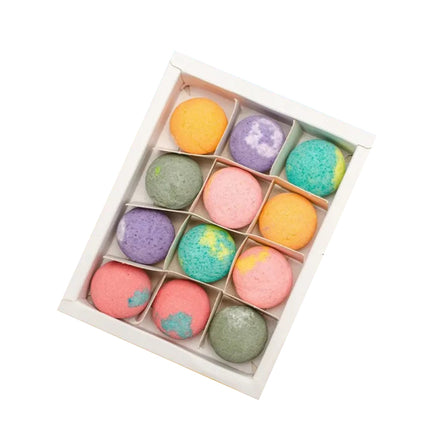12 Pack Herbal Foot Bath Pills Essential Oil Sleep Aid Effervescent Rotating