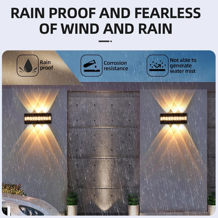 Waterproof LED Wall Light Up/Down 10W Indoor Outdoor Sconce IP65