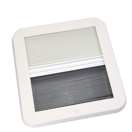 CARAVAN MOTORHOME RV ROOF HATCH SKYLIGHT 400X400 WITH BLIND AND LED LIGHT