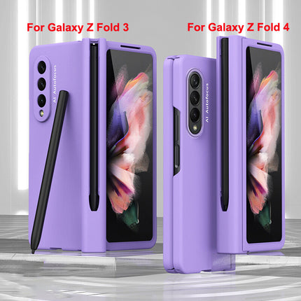 Full Cover Shockproof Hybrid Case w/ Pen Holder for Z Fold 4/3